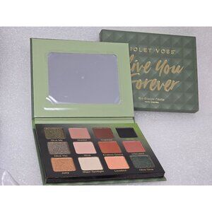 Violet Voss Olive You Forever Eyeshadow Palette With Mirror 12 Shades Blendable